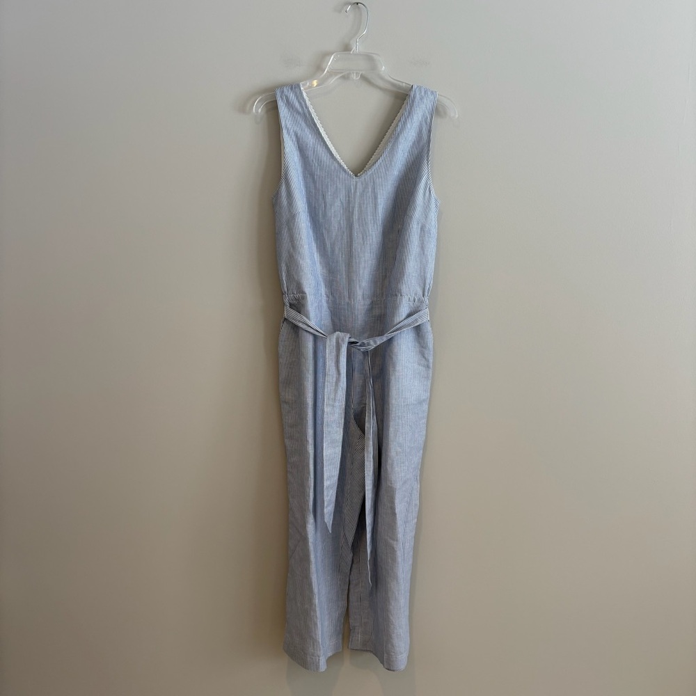 Talbots Light Blue Sleeveless Jumpsuit
